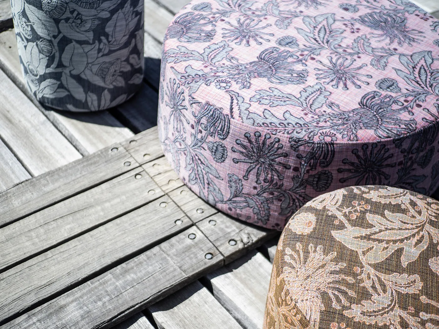 Large Round Ottoman