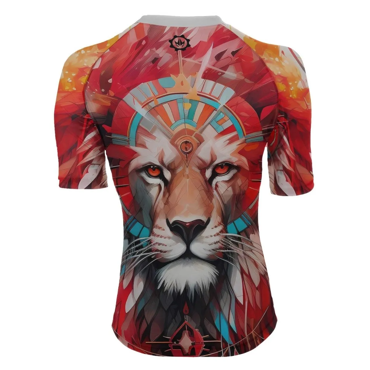 Lion Native Women's Short Sleeve Rash Guard