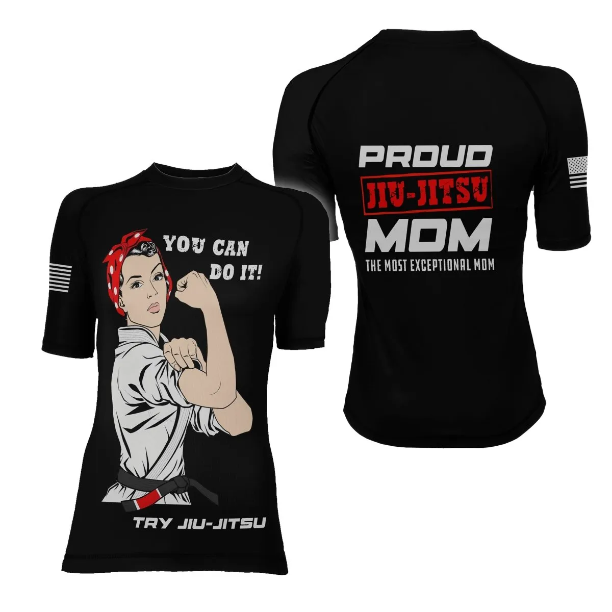 Mom Jiu-Jitsu Women's Short Sleeve Rash Guard