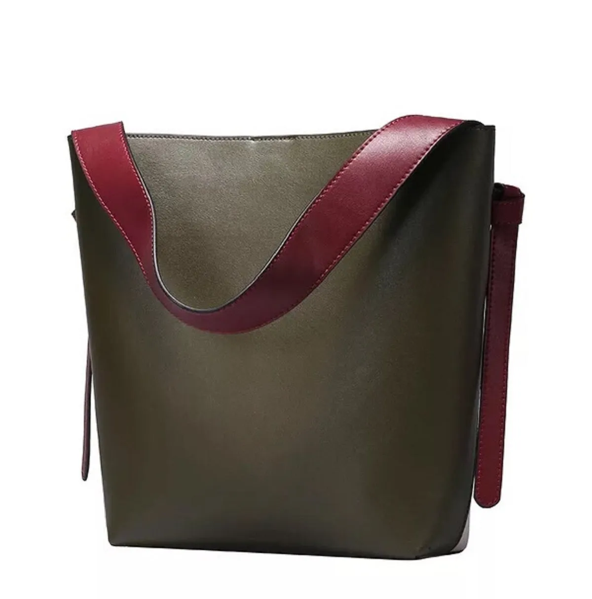 Multi Colored Large Ladies Handbag (Genuine Leather), accessories