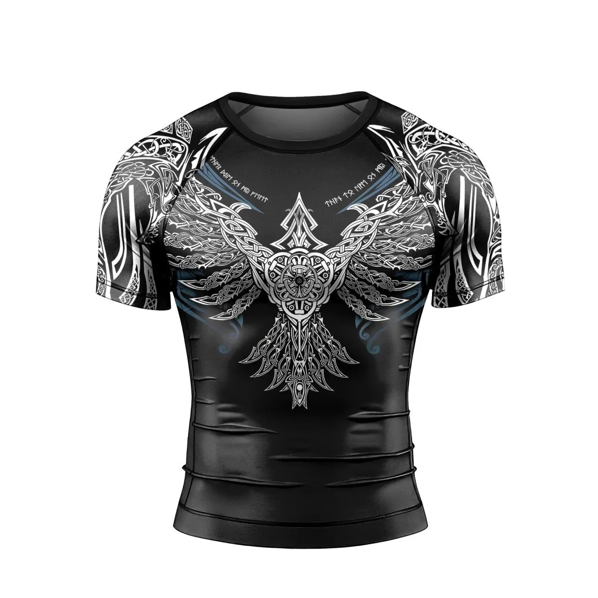 Muninn Eagle Men's Short Sleeve Rash Guard