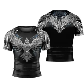 Muninn Eagle Men's Short Sleeve Rash Guard