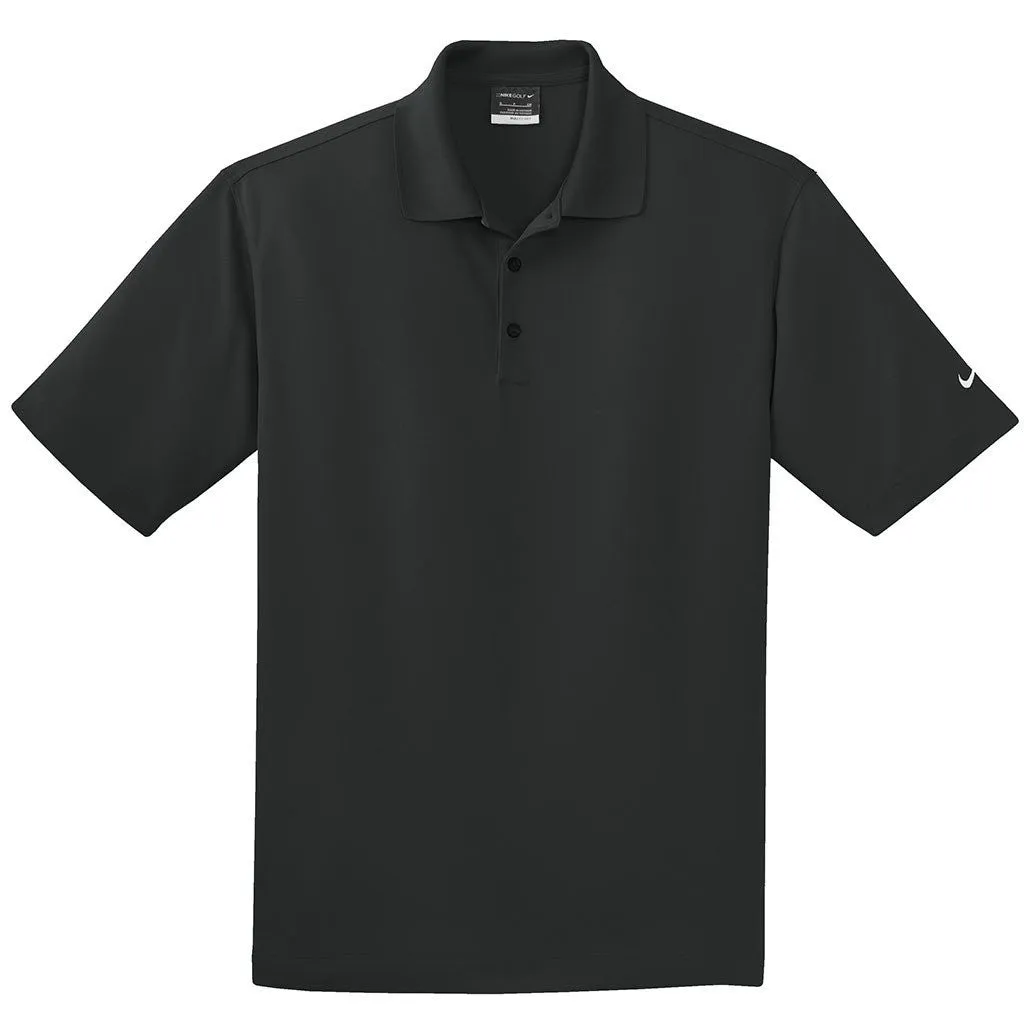 Nike Men's Black Dri-FIT S/S Micro Pique Polo