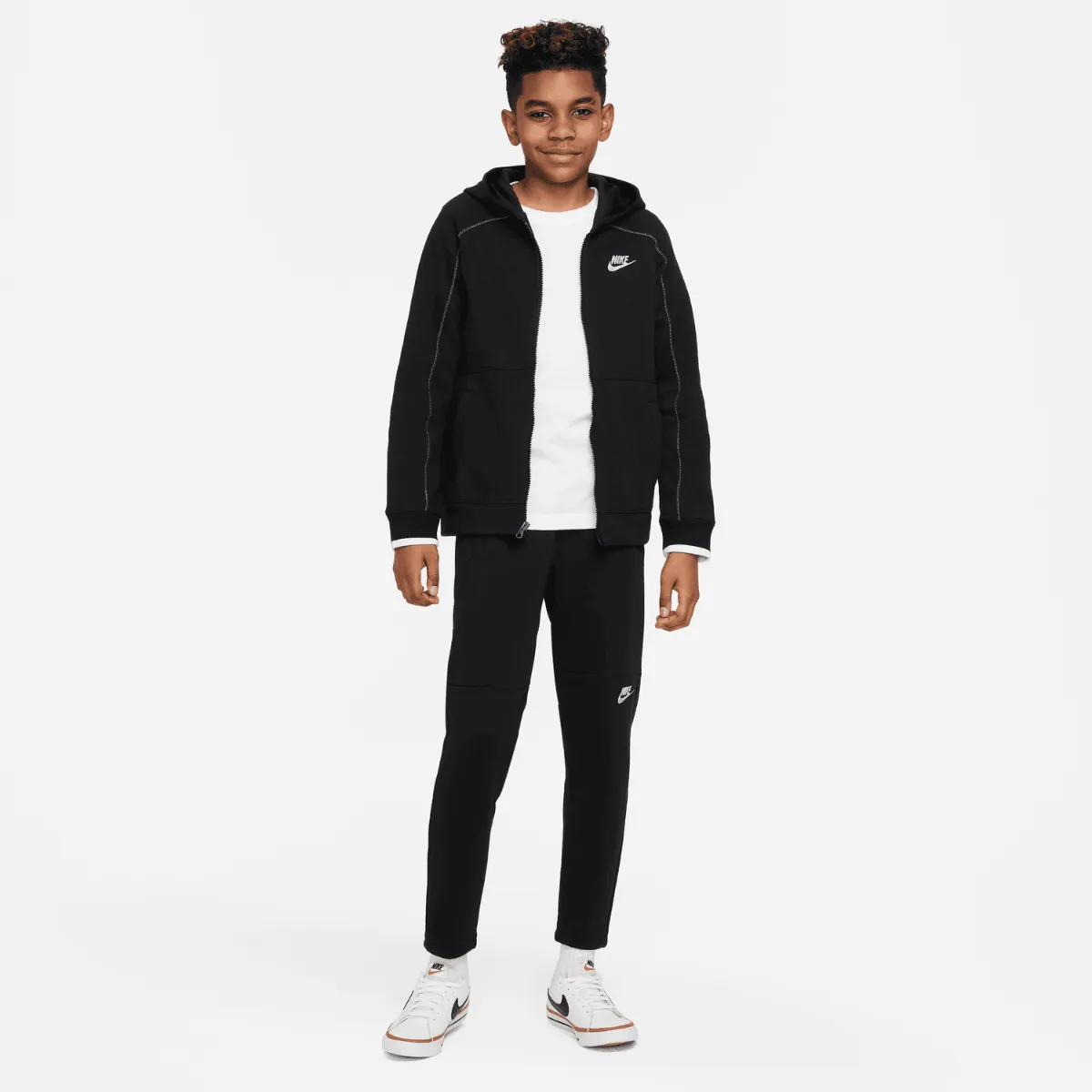 Pantalon Nike Sportswear Amplify Junior - Noir/Blanc