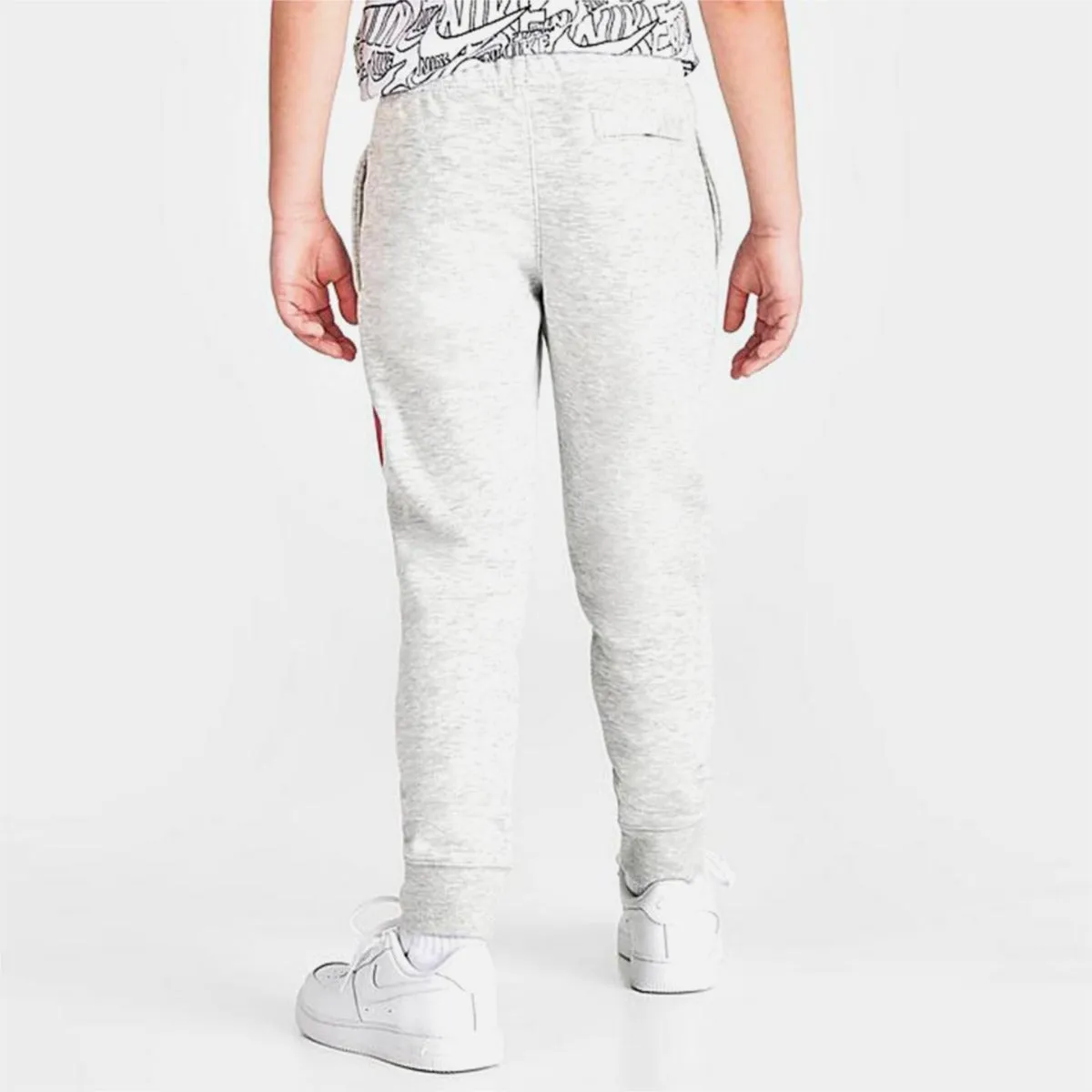 Pantalon Nike Sportswear Enfant - Gris/Rouge