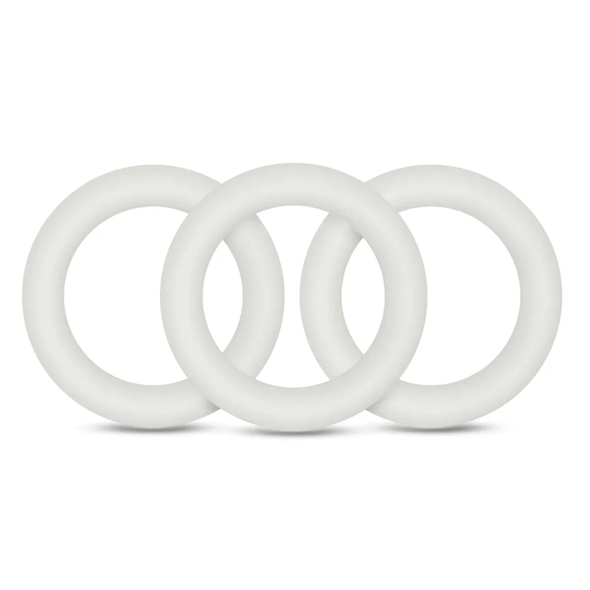 Performance VS2: Glow In The Dark White Small Penis Rings 3-Pack