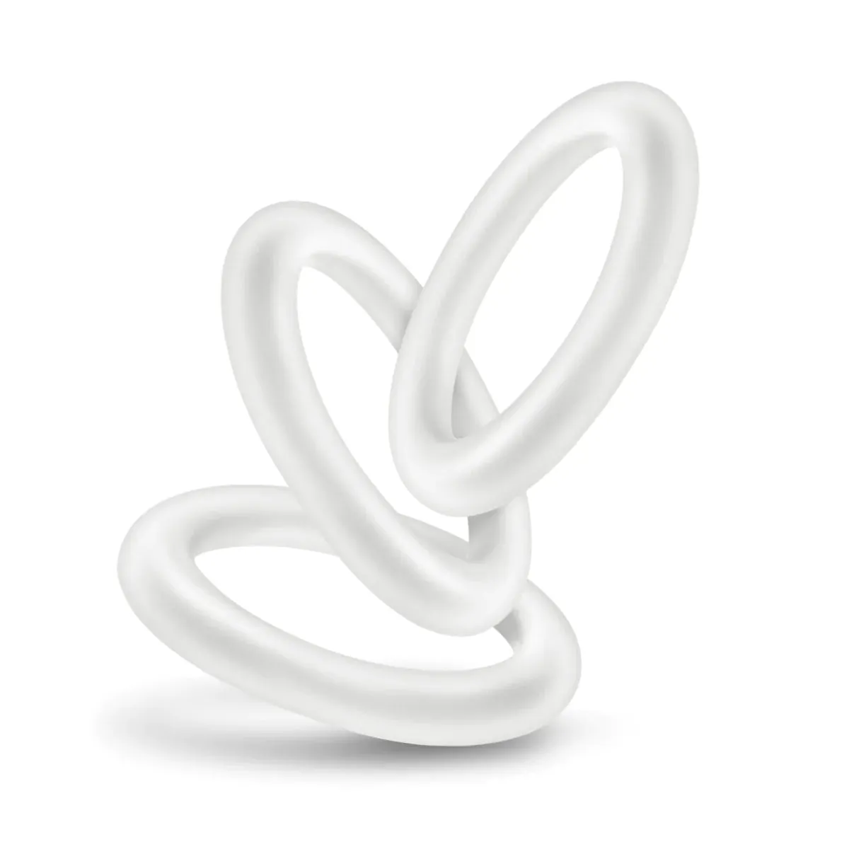 Performance VS2: Glow In The Dark White Small Penis Rings 3-Pack