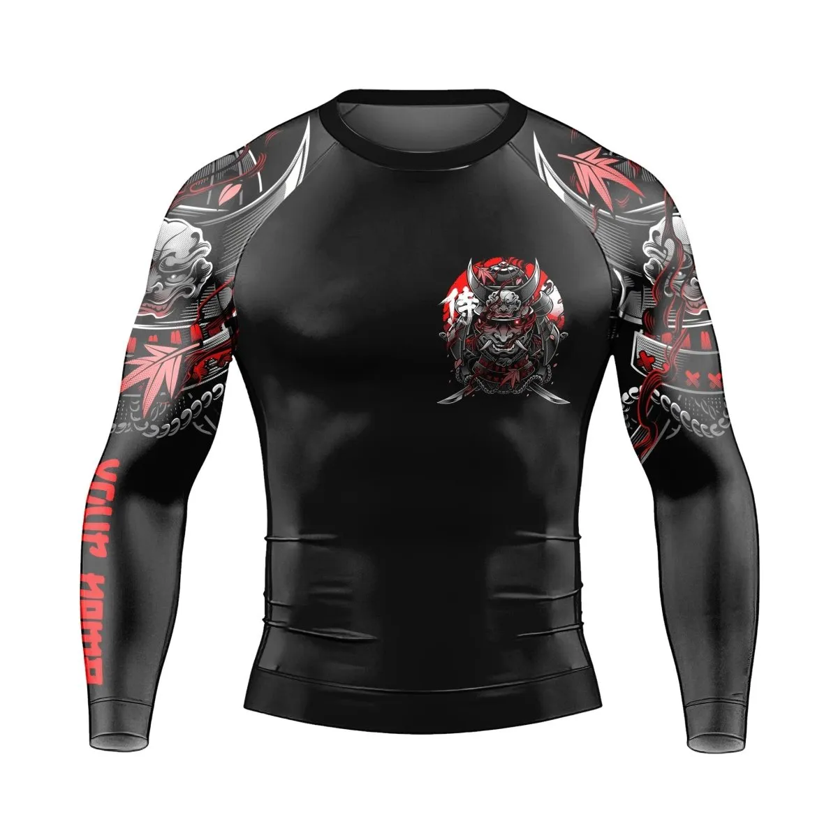 Personalized Devil Shogun Long Sleeve Rash Guard