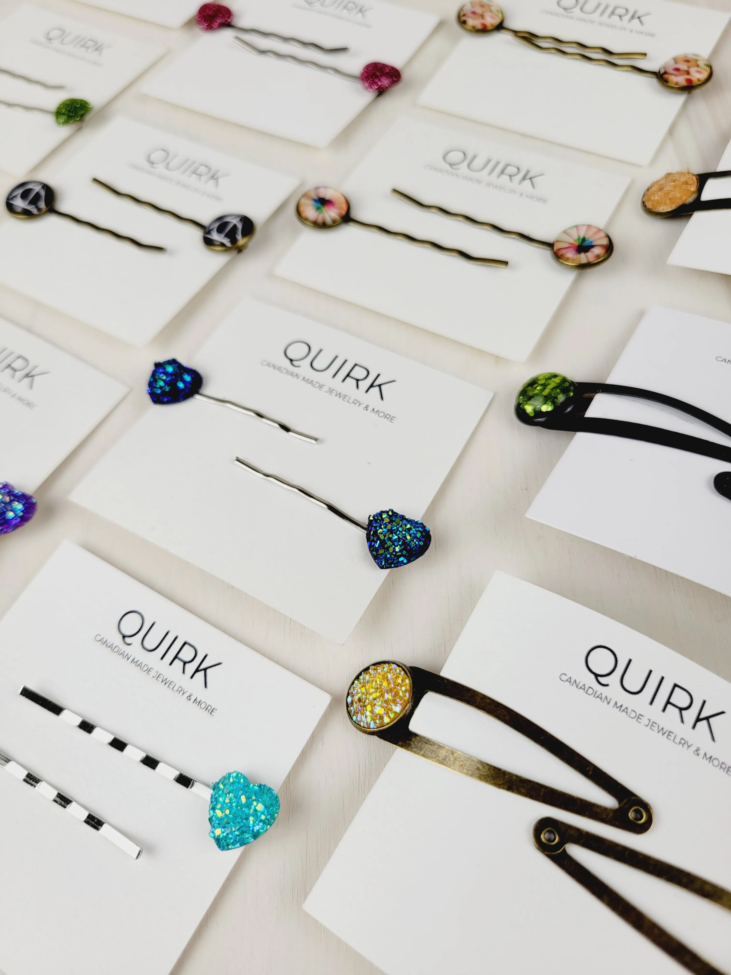Quirk Handmade Jewelry, Jeweled Hair Accessories