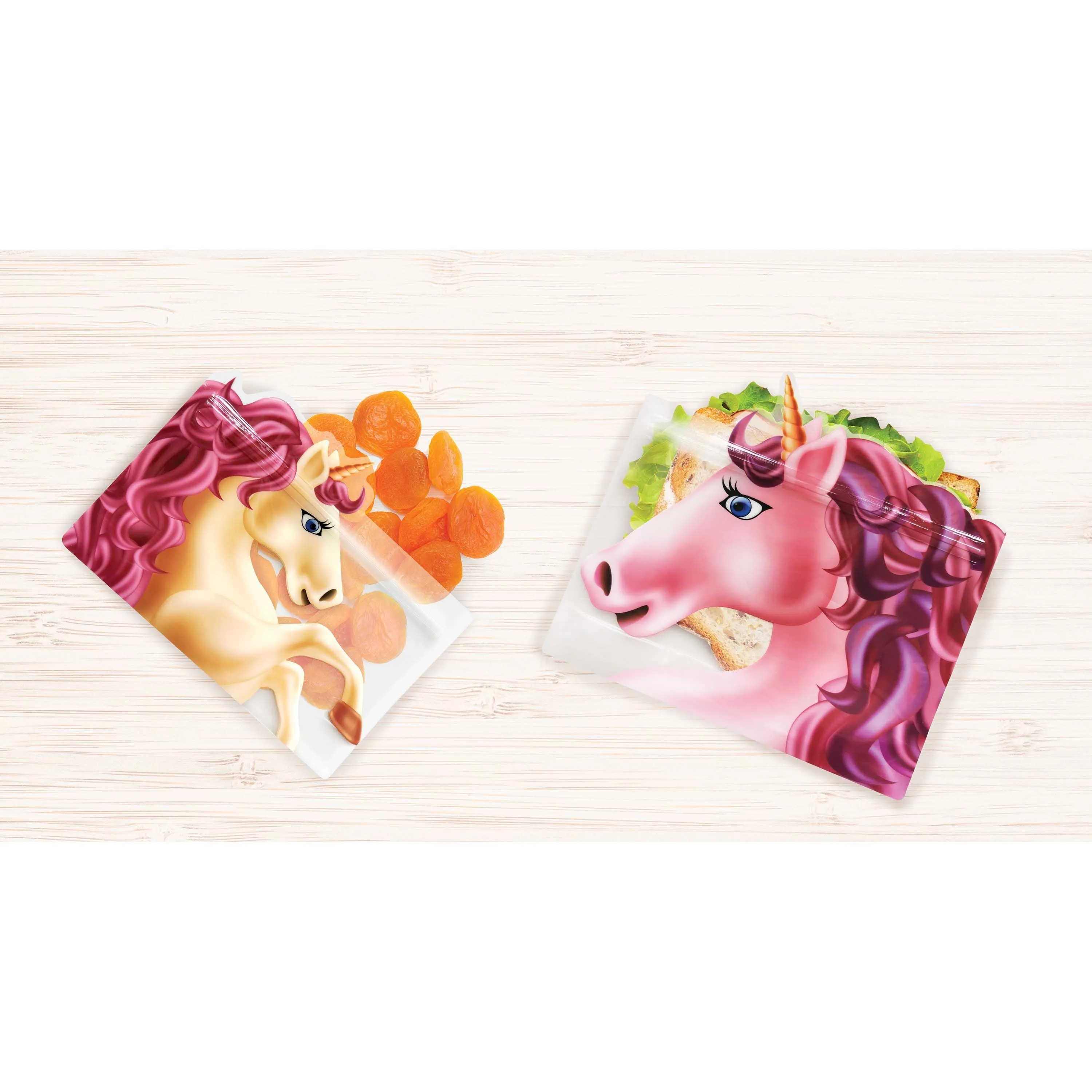 Reusable Zip Bag - Unicorns