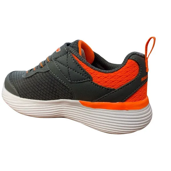 Skechers scarpa da corsa da bambino Go Run 400 V2 Darvix 405102L/CCOR grigio arancione
