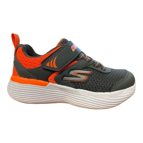 Skechers scarpa da corsa da bambino Go Run 400 V2 Darvix 405102L/CCOR grigio arancione