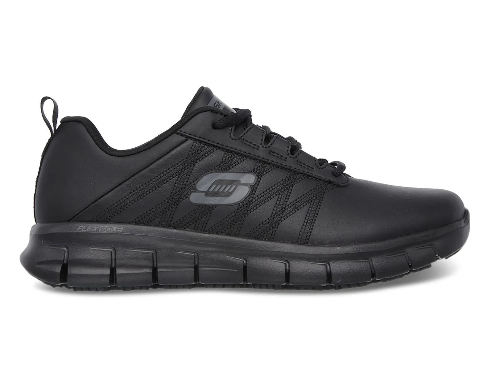 Skechers Work Relaxed Fit: Sure Track Erath Sr 76576 – Black