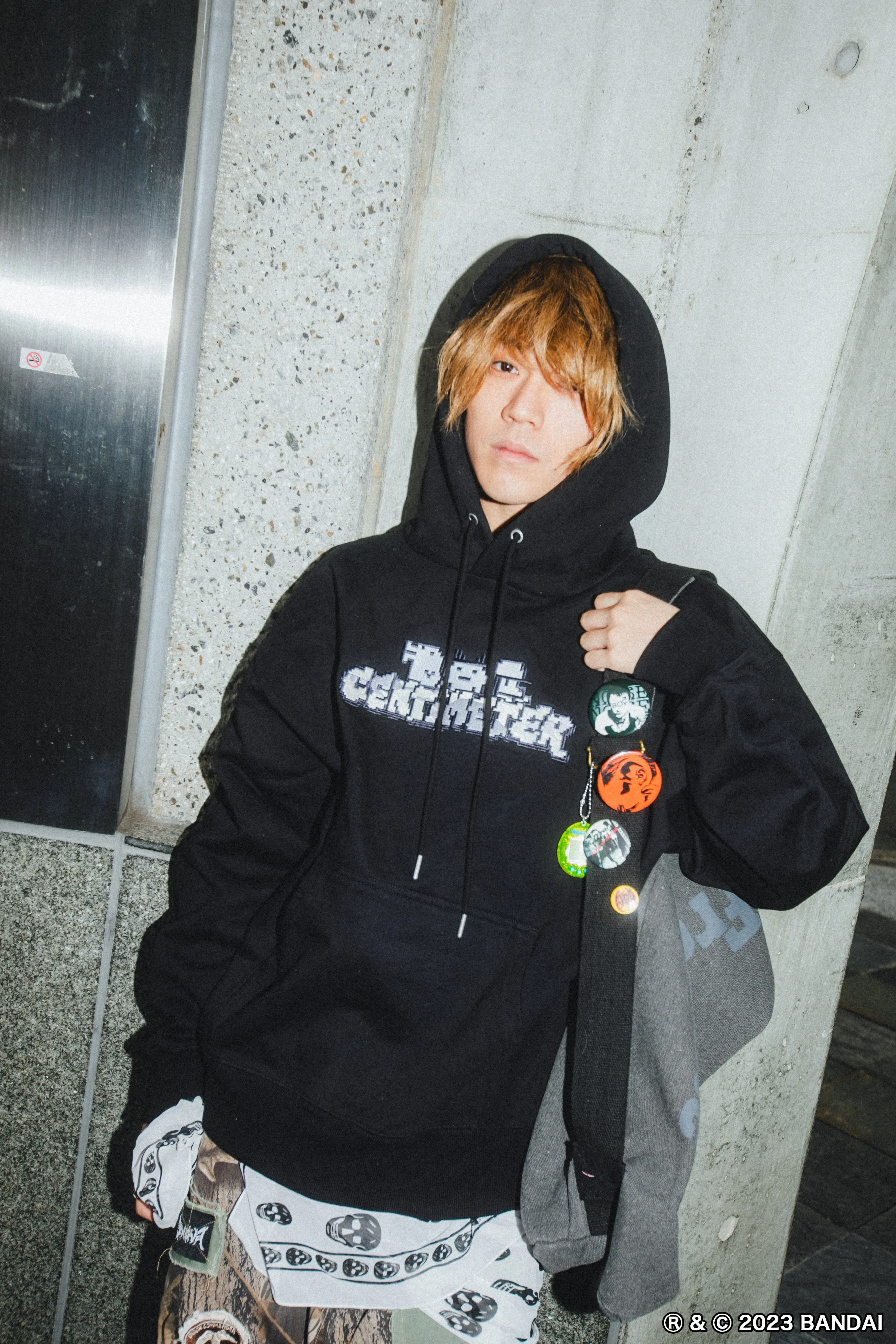 Tamagotchi × centimeter collaboration hoodie
