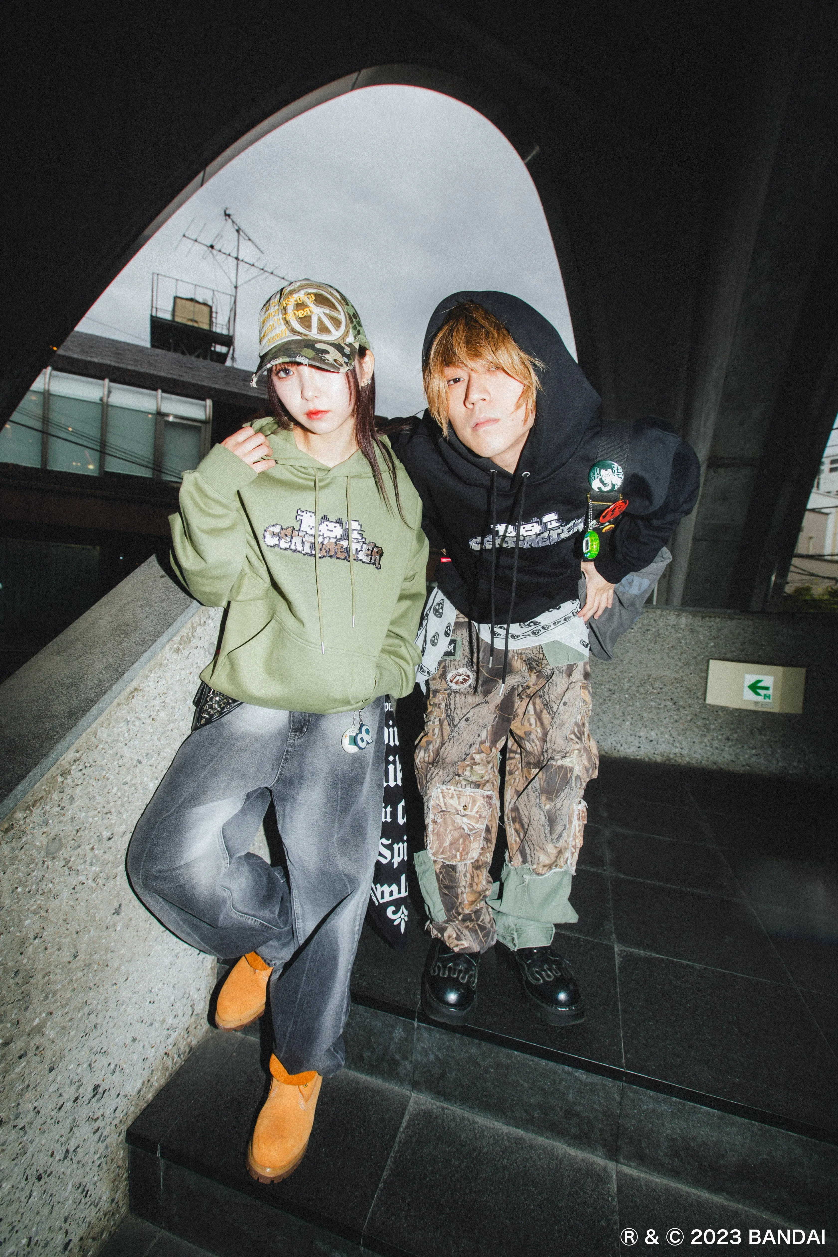 Tamagotchi × centimeter collaboration hoodie
