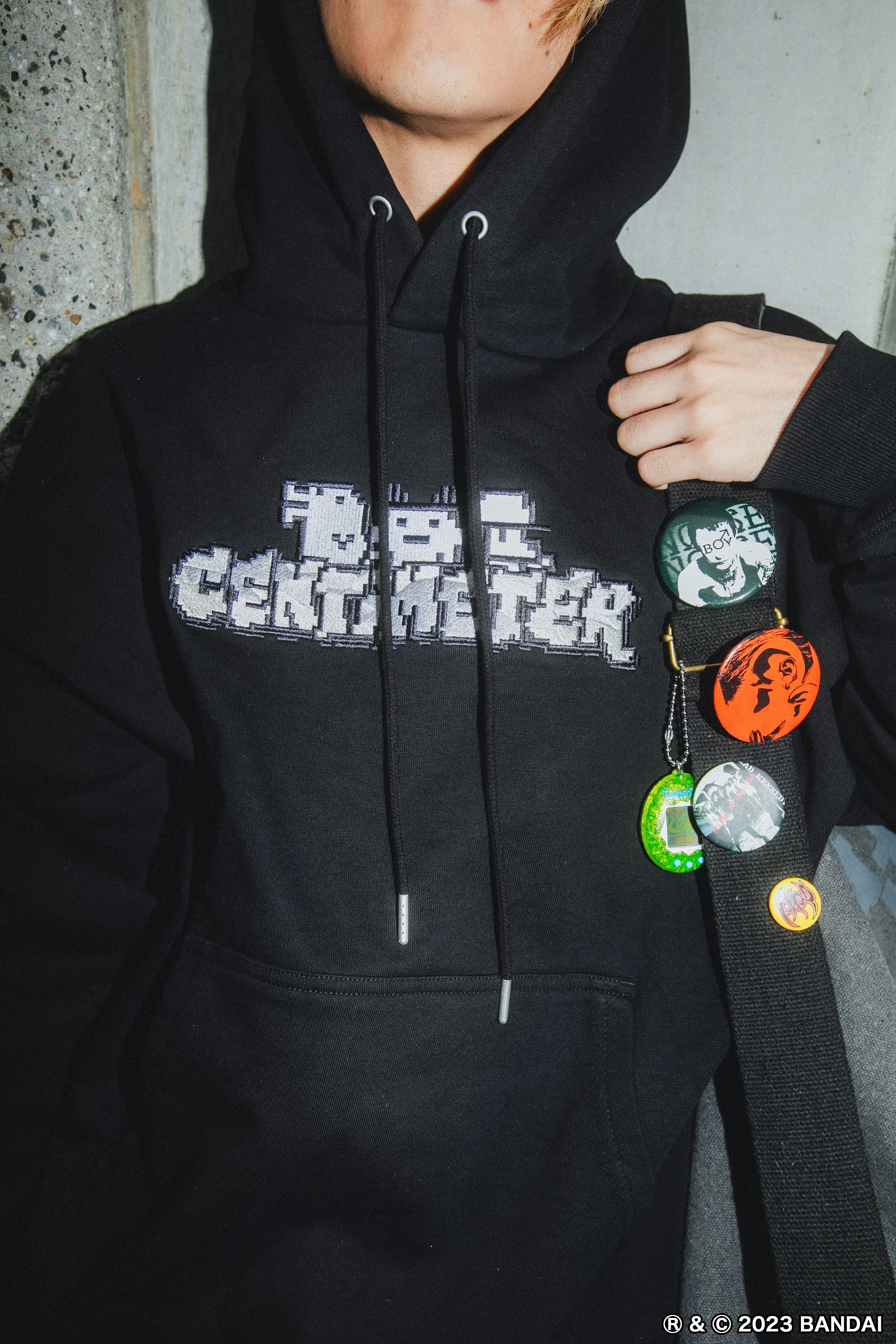 Tamagotchi × centimeter collaboration hoodie