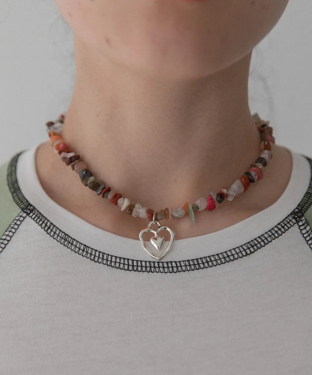 TOPAZZ collaboration necklace 【stone】