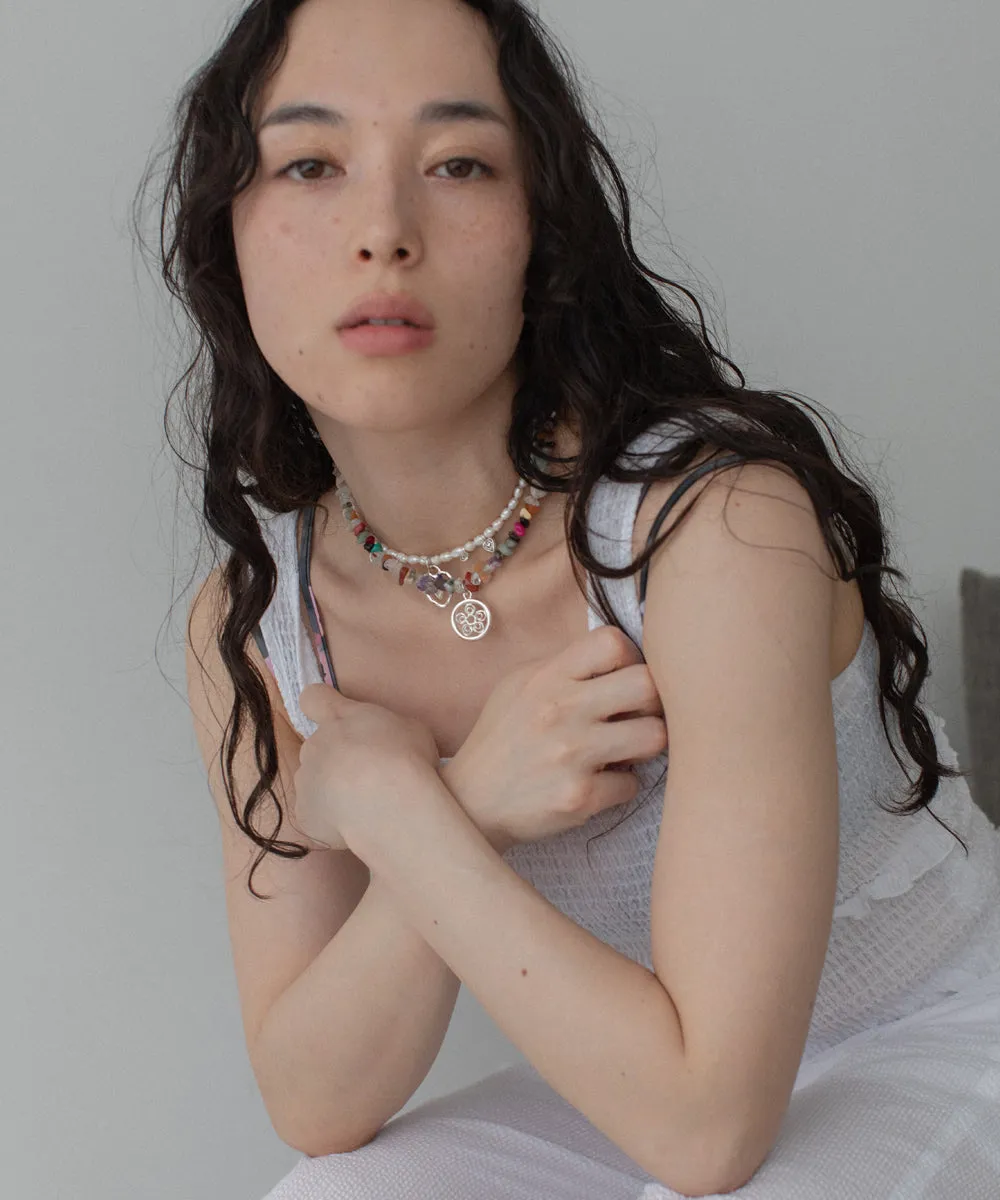 TOPAZZ collaboration necklace 【stone】
