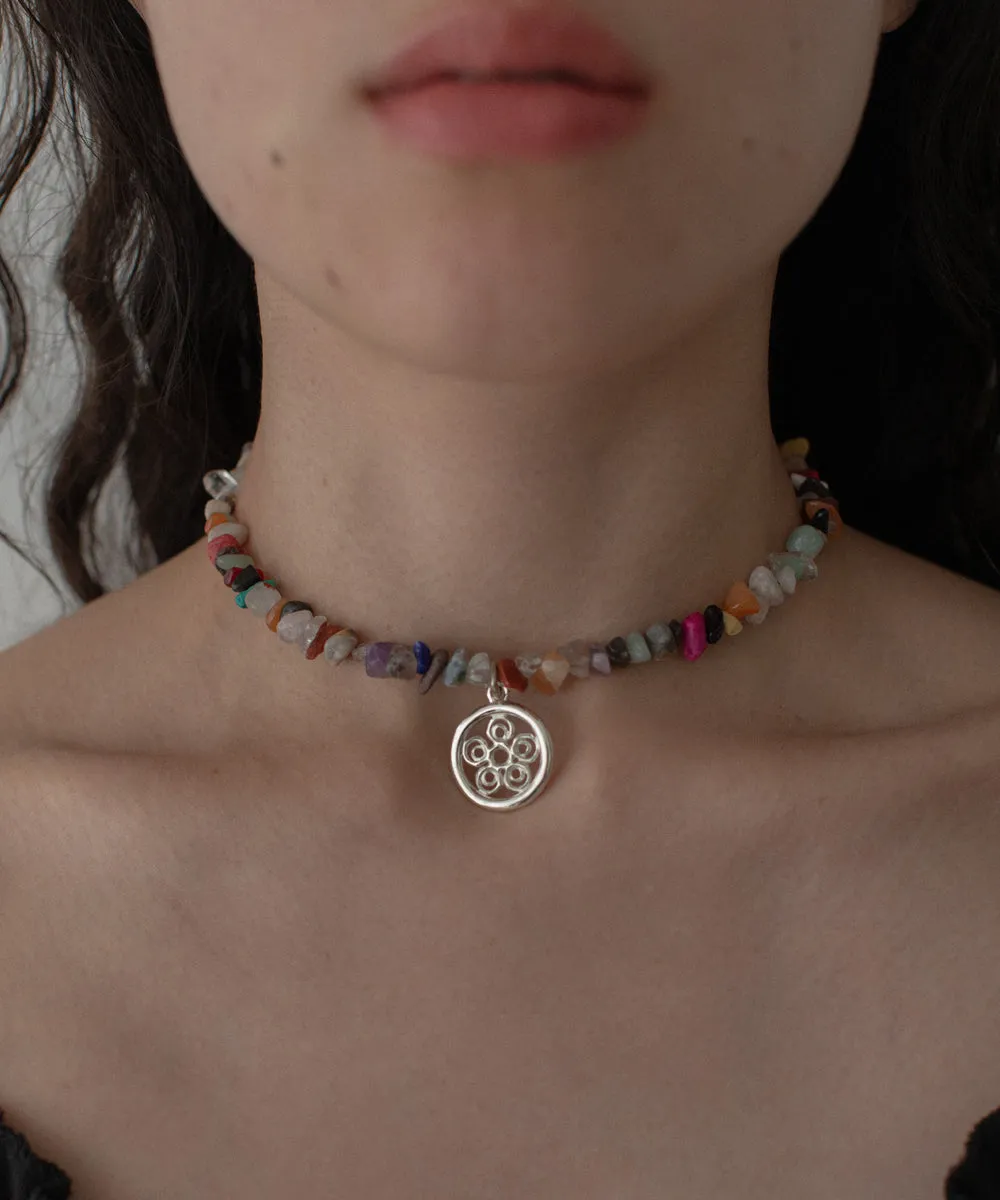 TOPAZZ collaboration necklace 【stone】