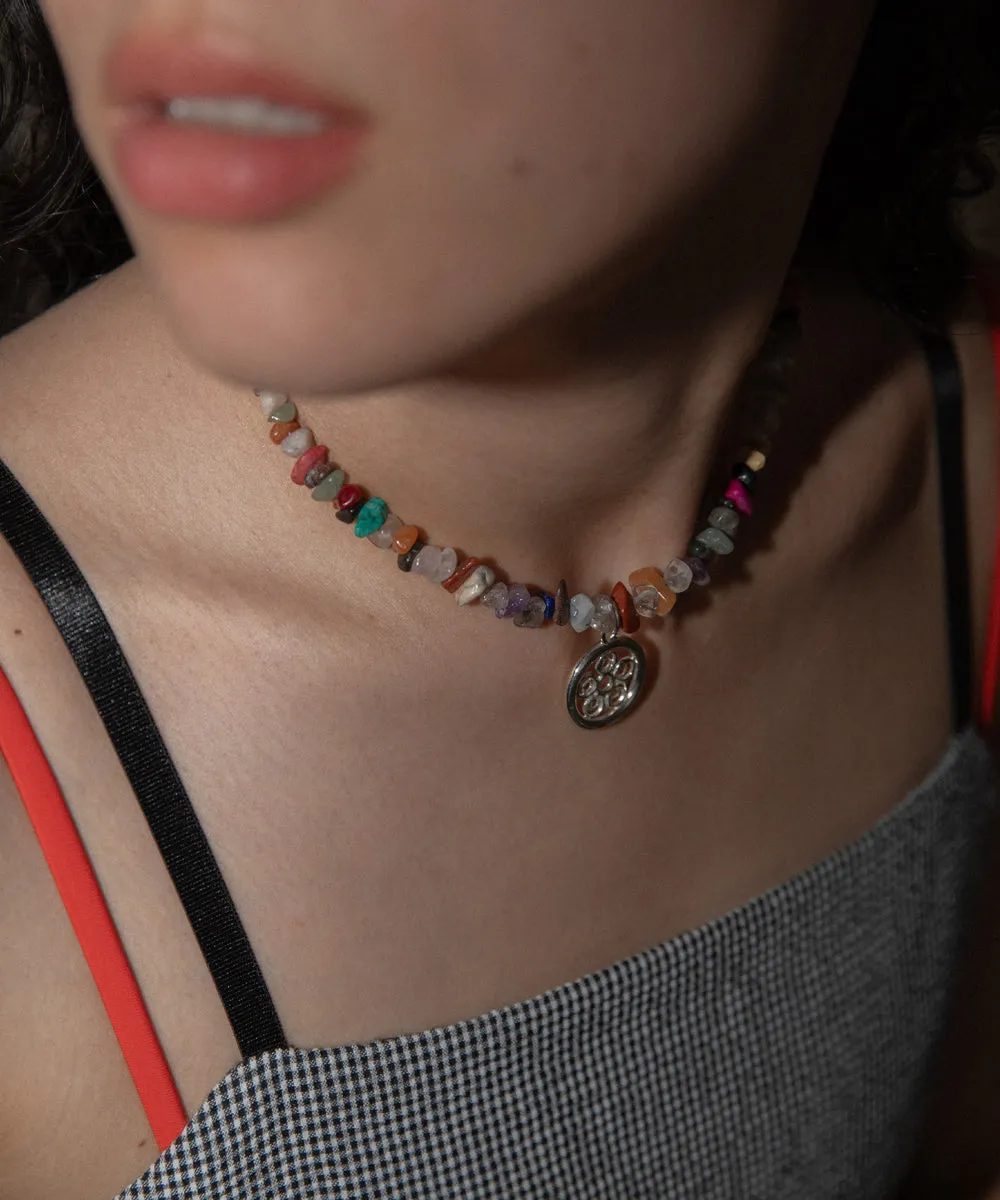 TOPAZZ collaboration necklace 【stone】