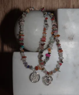 TOPAZZ collaboration necklace 【stone】
