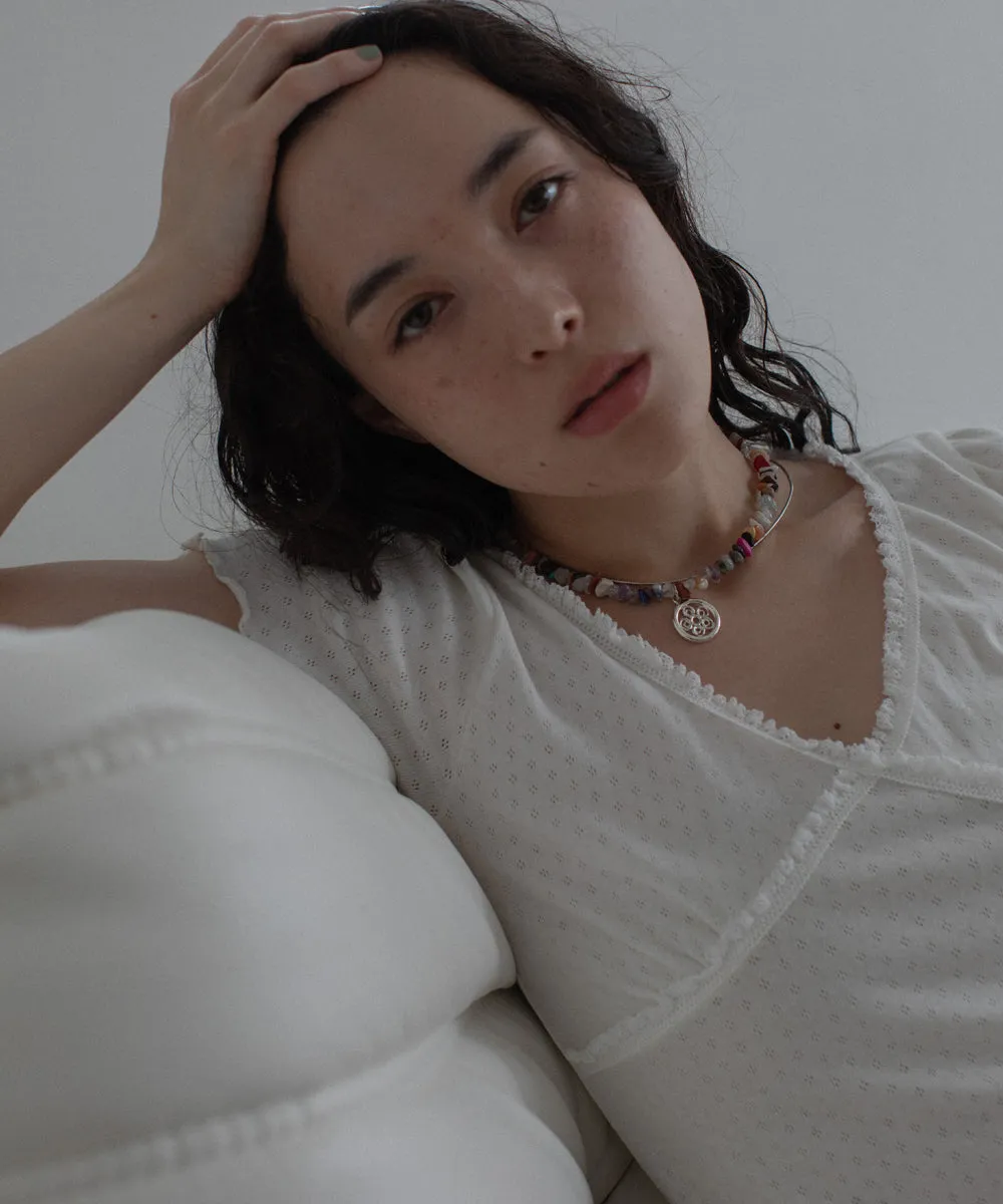 TOPAZZ collaboration necklace 【stone】