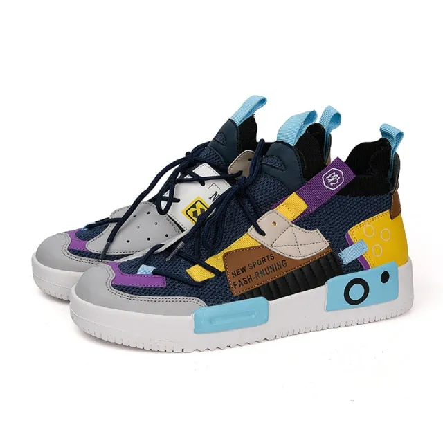 Unisex Fashion Colorful Mesh Sneakers