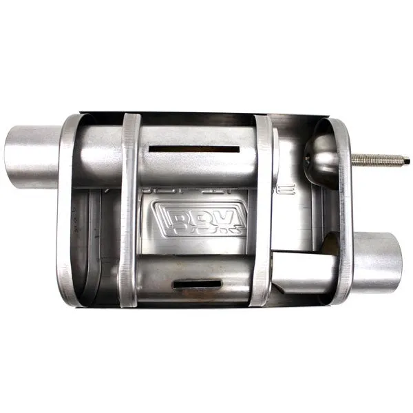 Varitune Adjustable Muffler Double Offset 2.75 Inch Stainless