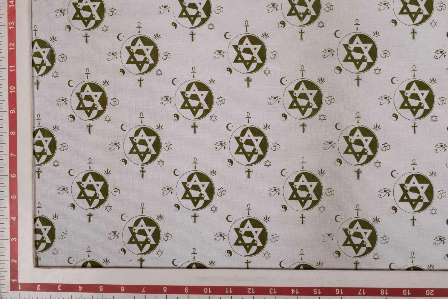 White Cotton Canvas Fabric