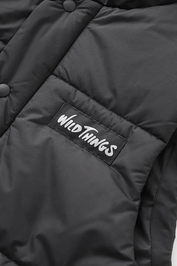 WILDTHINGS × mastermind JAPAN DACRON HOODED VEST