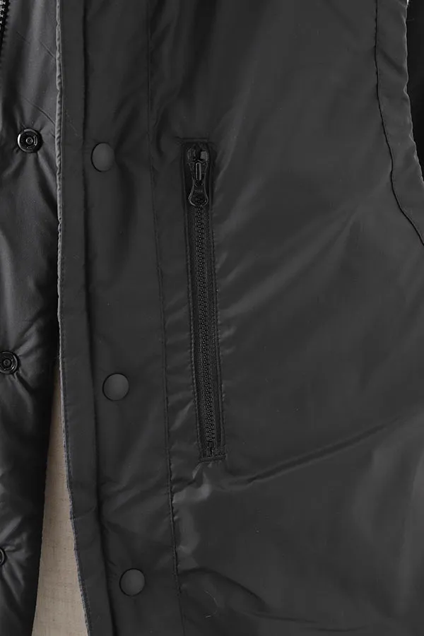 WILDTHINGS × mastermind JAPAN DACRON HOODED VEST