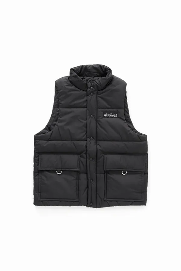 WILDTHINGS × mastermind JAPAN DACRON HOODED VEST