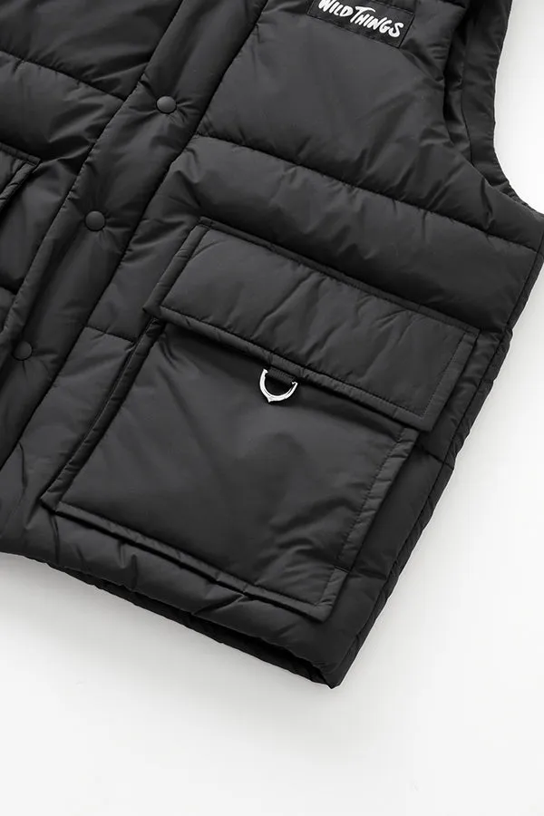 WILDTHINGS × mastermind JAPAN DACRON HOODED VEST