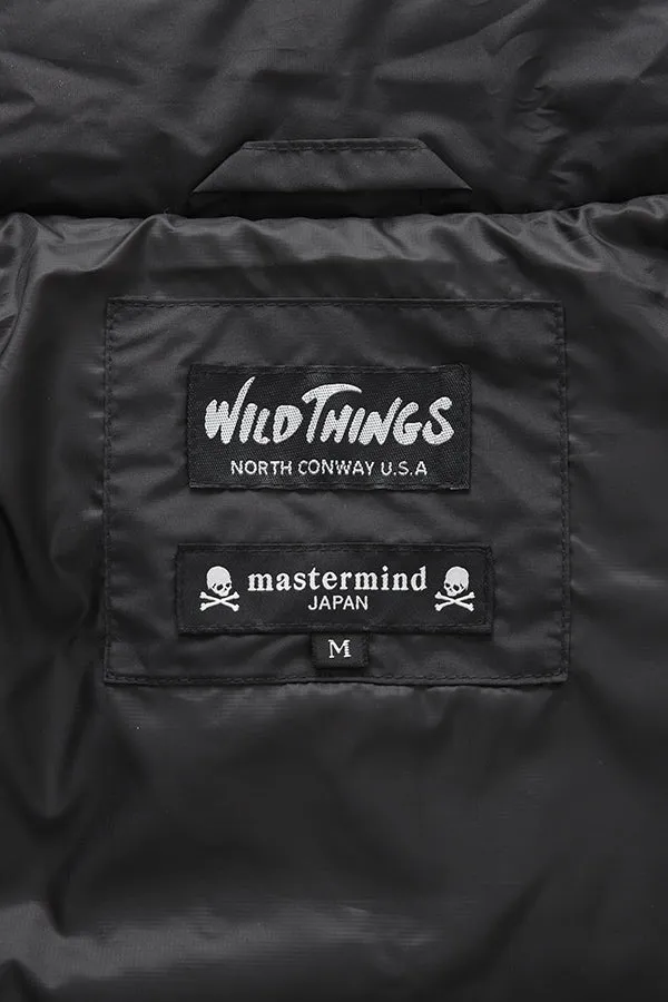 WILDTHINGS × mastermind JAPAN DACRON HOODED VEST