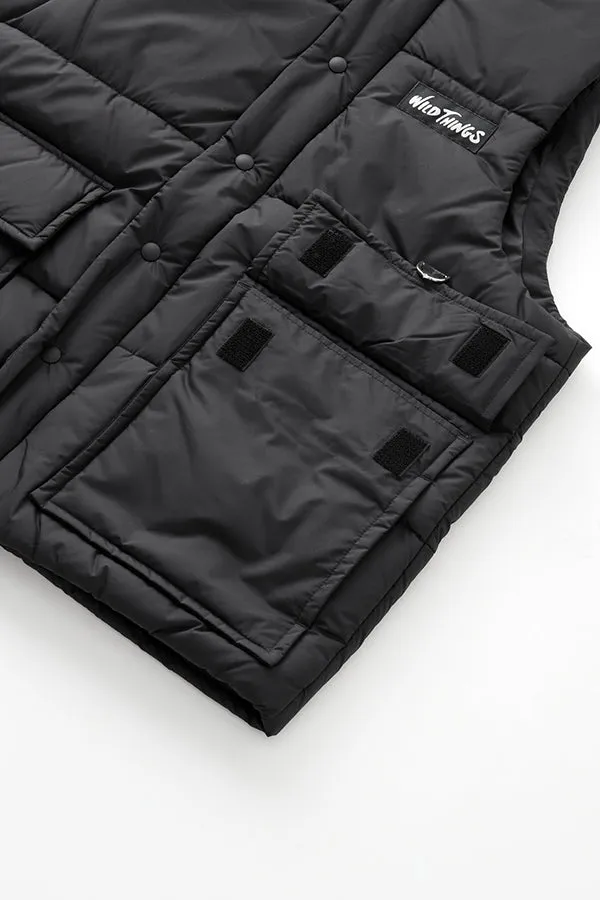 WILDTHINGS × mastermind JAPAN DACRON HOODED VEST